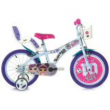 Bicicleta LOL 16&#039;&#039; PlayLearn Toys, Dino Bikes