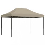 Cumpara ieftin Cort de petrecere pliabil Pop-Up, taupe, 410x279x315 cm