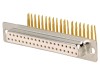 Conector D-Sub mamă 37 pini, 90&deg; THT, CONNFLY