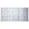 Panou decorativ, PVC, model flori de camp, gri, 96x48.5 cm GartenVIP DiyLine