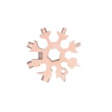 Cumpara ieftin Cheie tip breloc multifunctionala 18 in 1, D 6 cm, otel inoxidabil, cupru