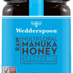 Miere de Manuka KFactor 12 Raw, 500g, Wedderspoon