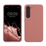Husa Kwmobile pentru Samsung Galaxy S23, Roz, Silicon, KWM000017WB047C, Carcasa