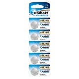 Cumpara ieftin Set 5 baterii CR2032 Lithium 3V, alimentare pentru telecomenzi, ceasuri si dispozitive electronice compacte