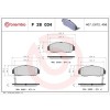 Placute frana Acura Rl 10.95-09.04, Tl (Uc) 10.03-11.12, Tsx (Cl) 10.03-12.08, Tsx (Cu) 01.09-; Honda Accord Ix Saloon (Cr) 09.12-, Accord 7 (Cl Cn), BREMBO