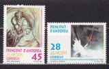 ANDORA PRINCIPAT 1993 EUROPA CEPT SERIE MNH, Nestampilat