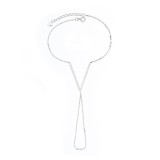 Cumpara ieftin Bratara argint 925, JW1204, model elegant in V, placata cu rodiu, DELIS