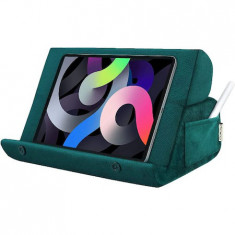 Stand Pliabil 2 in 1 Pentru Tablete cu Diagonala de Pana la 12.9 &amp;quot;,Turquoise foto