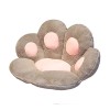 Pern&Auml; pufoas&Auml; catpaw, design l&Auml;bu&Egrave;&Auml; de pisic&Auml;, plus moale &Egrave;i confortabil, ideal&Auml; pentru scaun, canapea sau podea, 80x70 cm, gri