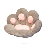 Pern&Auml; pufoas&Auml; catpaw, design l&Auml;bu&Egrave;&Auml; de pisic&Auml;, plus moale &Egrave;i confortabil, ideal&Auml; pentru scaun, canapea sau podea, 80x70 cm, gri