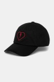Converse șapcă de baseball din bumbac culoarea negru, cu imprimeu, 10028310-A01