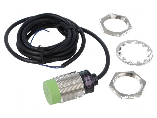 Senzor inductiv cu rază de detectare de 0&divide;15mm 85&divide;264VAC OUT cu 2 cabluri NO