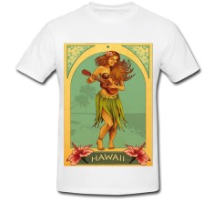 Tricou &amp;quot; Hawaii music &amp;quot; foto