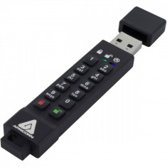 Memorie USB Apricorn Aegis 16GB Secure Key 3z USB 3.1 Black foto