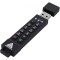 Memorie USB Apricorn Aegis 16GB Secure Key 3z USB 3.1 Black