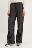 P.E Nation pantaloni de trening Discovery culoarea gri, uni, 252P058