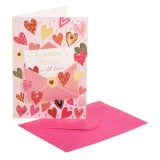 Felicitare de Dragoste cu Model Litera cu Inimi, 13x19cm, cu Plic, CMCLASS