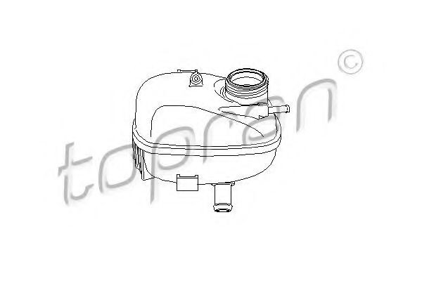 Vas de expansiune, racire OPEL CORSA C (F08, F68) (2000 - 2009) TOPRAN 206 672