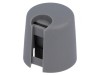 Buton rotativ gri cu indicator plastic &Oslash;6mm &Oslash;16x16mm