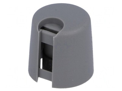 Buton rotativ gri cu indicator plastic &amp;Oslash;6mm &amp;Oslash;16x16mm foto