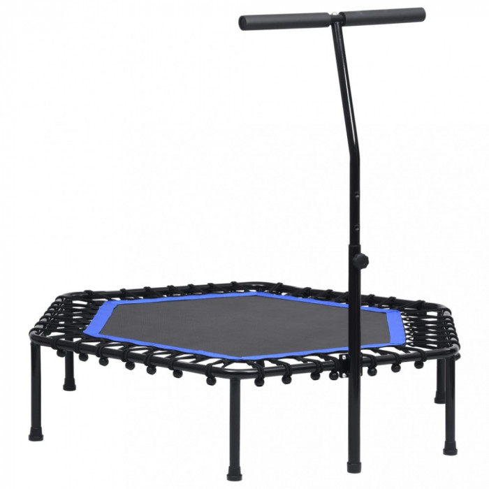 vidaXL Trambulină de fitness cu m&acirc;ner, 122 cm