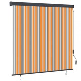 VidaXL Jaluzea tip rulou de exterior, galben și albastru, 170 x 250 cm