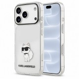 Husa pentru Apple iPhone 18 Pro / 17 Pro, Karl Lagerfeld, IML Choupette NFT, Transparenta