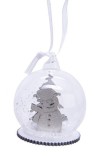 Cumpara ieftin Glob decorativ - Bauble Glass - Snowman - Om Zapada | Kaemingk