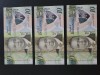 3bancnote &quot;Ten Pula&quot; din Botswana UNC si consecutive