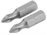 Set 2 V&acirc;rfuri Șurubelniță PH1 25mm S2 Industrial, Anti-alunecare