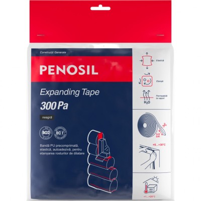 Bandă precomprimată de etanșare PENOSIL Expanding Tape 300Pa, Penosil 0694 foto