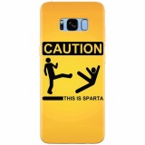 Husa silicon pentru Samsung S8, This Is Sparta Funny Illustration