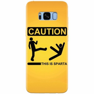 Husa silicon pentru Samsung S8 Plus, This Is Sparta Funny Illustration foto