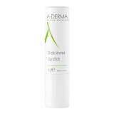 Stick de buze calmant si reparator, 4g, A-Derma