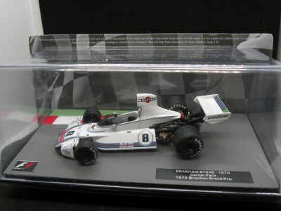 Macheta Formula 1 Brabham BT44B Carlos Pace 1975 Altaya 1:43 foto