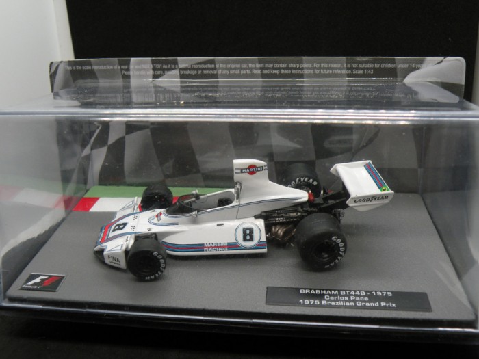 Macheta Formula 1 Brabham BT44B Carlos Pace 1975 Altaya 1:43