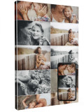 Tablou canvas personalizat, coloaj cu fotografii, Mama Fiica Intaglio, color, print pe panza Premium