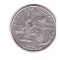 Moneda SUA 25 centi/quarter dollar 2001 D, New York 1788, stare buna, curata