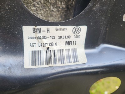 Macara ușă față dreapta manuală VW Golf 4 foto