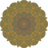 Cumpara ieftin Sticker decorativ, Mandala , Verde, 60 cm, 4867ST, Oem