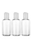 Set sticle de călătorie, 3 bucăți, transparente, 80 ml