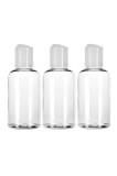 Cumpara ieftin Set sticle de călătorie, 3 bucăți, transparente, 80 ml