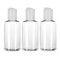 Set sticle de călătorie, 3 bucăți, transparente, 80 ml