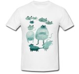 Cumpara ieftin Tricou &quot; Watercolor cats &quot;
