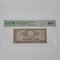 BANCNOTA UNC 10 LEI 1966 GRADATA PMG 66 EPQ
