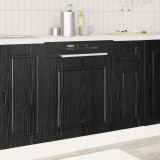 vidaXL Dulap de bucătărie Kalmar Stejar Negru 60 x 1,5 x 67 cm 8003792