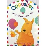 Carte pentru copii Albert And Joe: Opposites, subiect Opozitii, personaje Albert si Joe, prescolari