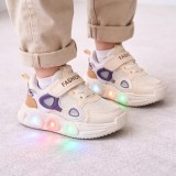 Adidasi ivoire cu luminite - Panda eyes (Marime Disponibila: Marimea 21)