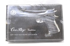 Bricheta gaz pistol Cow Boy Tradition Soft Piezo Electronic Gas Lighter Made in Korea