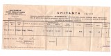 Chitanta Societatea Generala de Asigurare Nationala, ramura incendiu, 1938